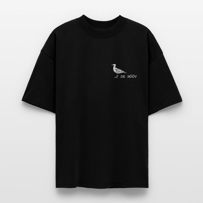 Unisex Oversize Bio-T-Shirt - de Mööv (weiss) - Schwarz