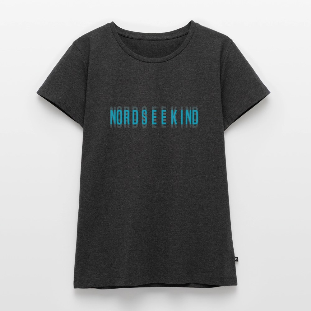Nordseekind Damen Premium T-Shirt - Anthrazit meliert