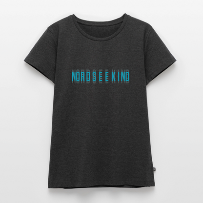 Nordseekind Damen Premium T-Shirt - Anthrazit meliert