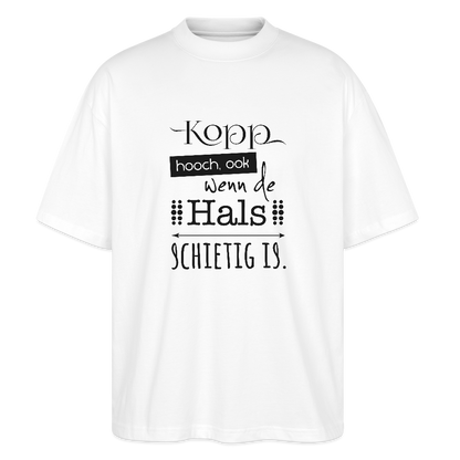 Unisex Oversize Bio-T-Shirt - Kopp hooch - Weiß