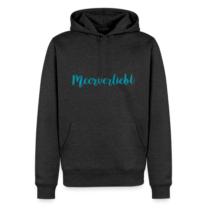 Herren Premium Hoodie - Meeverliebt - Anthrazit meliert