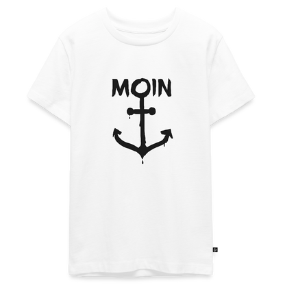 Teenager Premium T-Shirt - Moin Anker - Weiß