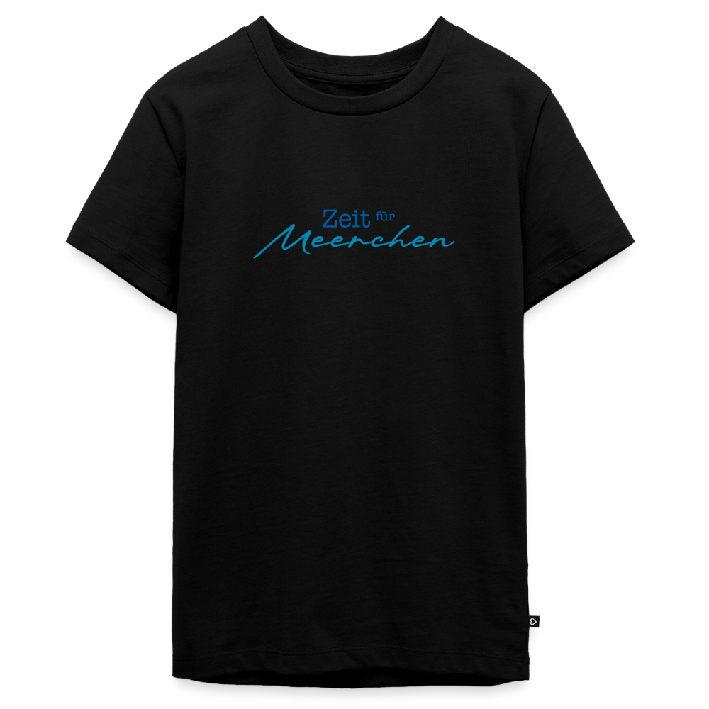 Teenager Premium T-Shirt "Zeit für Meerchen" - Schwarz