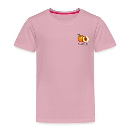 Kinder Premium T-Shirt - Plüschappel - Hellrosa