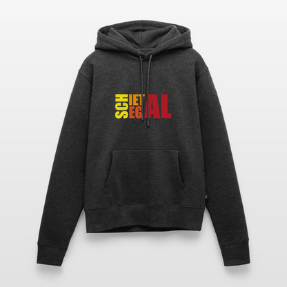 Damen Premium Hoodie - Schietegal - Anthrazit meliert