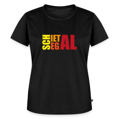 Damen Premium Bio T-Shirt - Schietegal - Schwarz