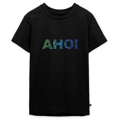 Teenager Premium T-Shirt - Ahoi doodles - Schwarz