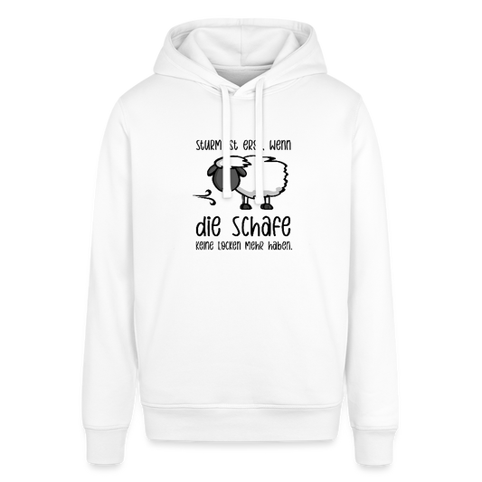 Unisex Bio-Hoodie - Schaf - Weiß