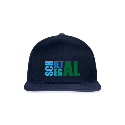 Snapback Cap - Schietegal - Navy/Navy