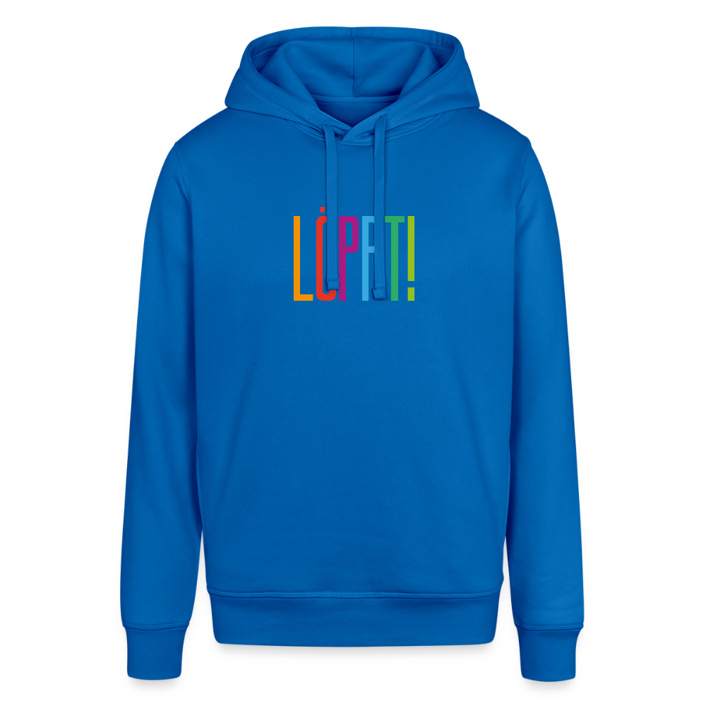Unisex Bio-Hoodie - Löppt! - Königsblau