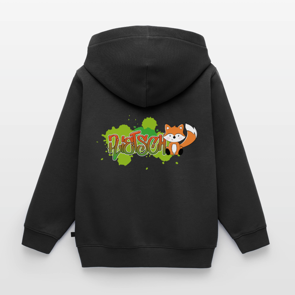 Kinder Premium Hoodie - plietsch Voss - Schwarz