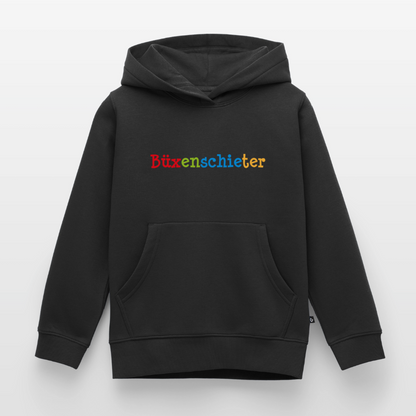 Kinder/Teenager Premium Hoodie "Büxenschieter" - Schwarz