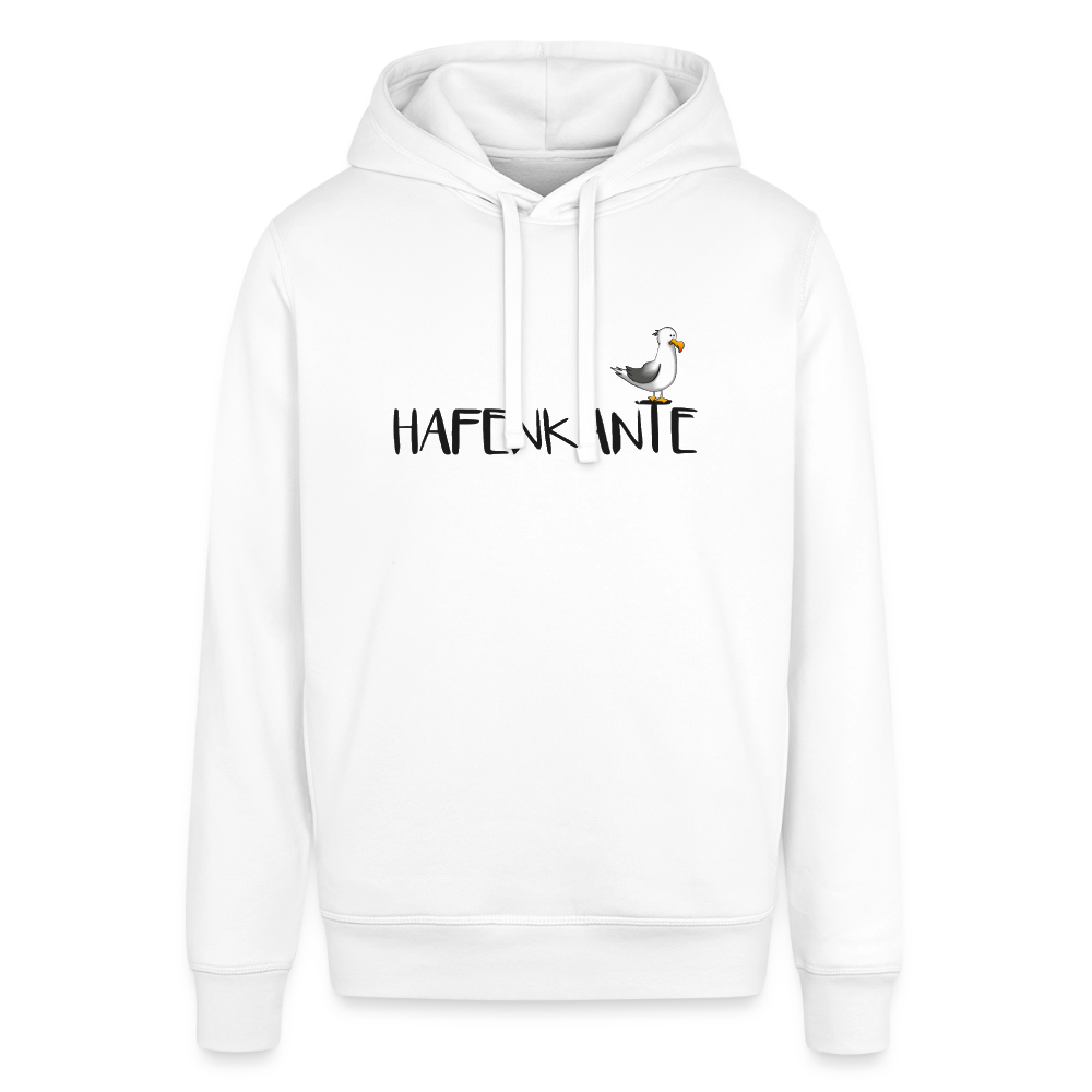 Hafenkante - Unisex Bio-Hoodie - Weiß