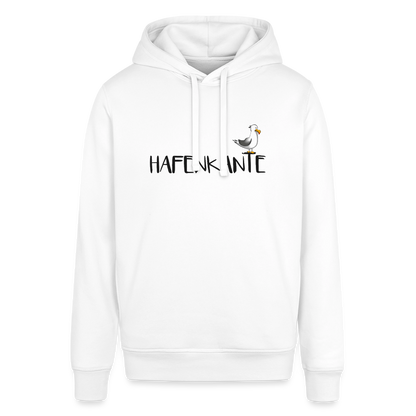 Hafenkante - Unisex Bio-Hoodie - Weiß
