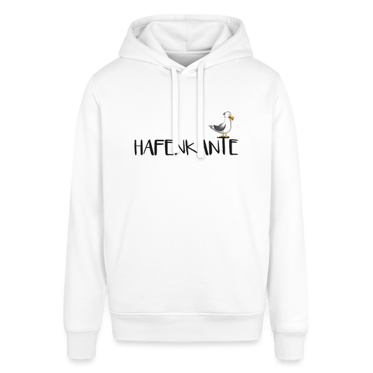 Hafenkante - Unisex Bio-Hoodie - Weiß