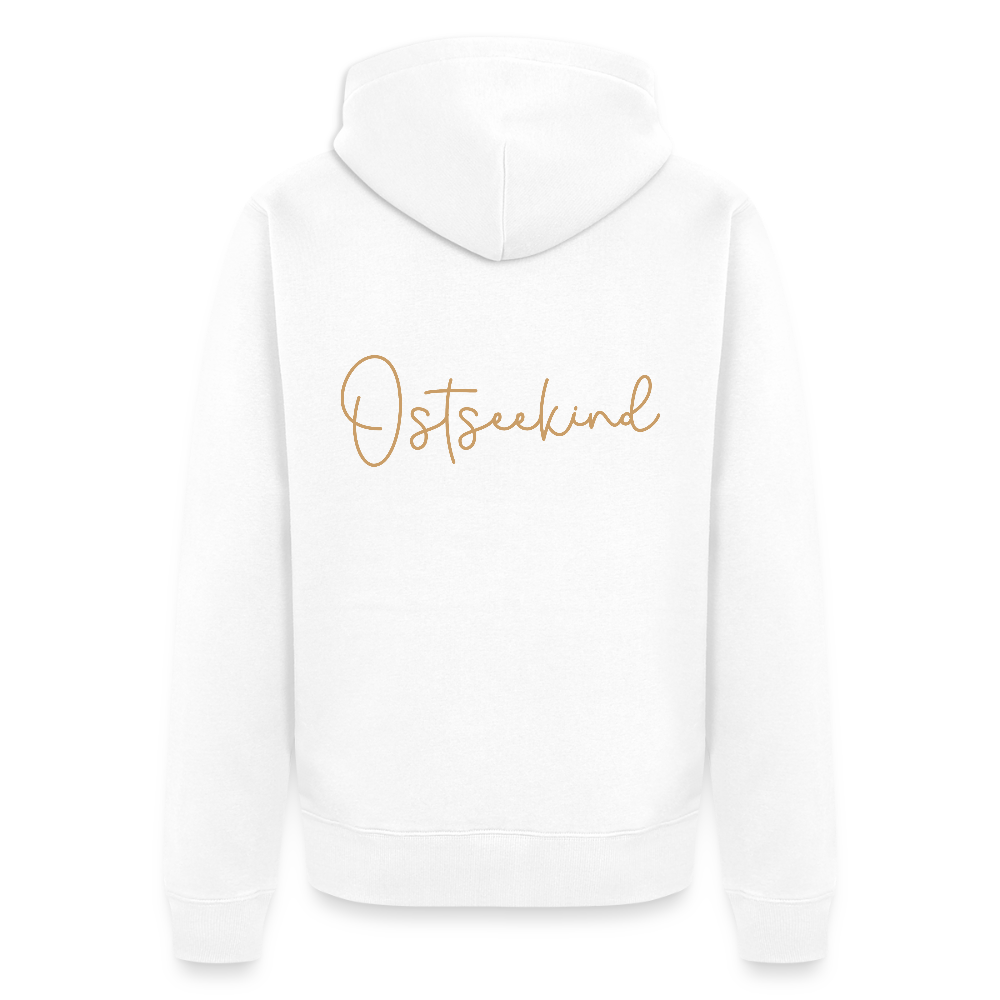 Männer Premium Kapuzenjacke - Ostseekind - Weiß