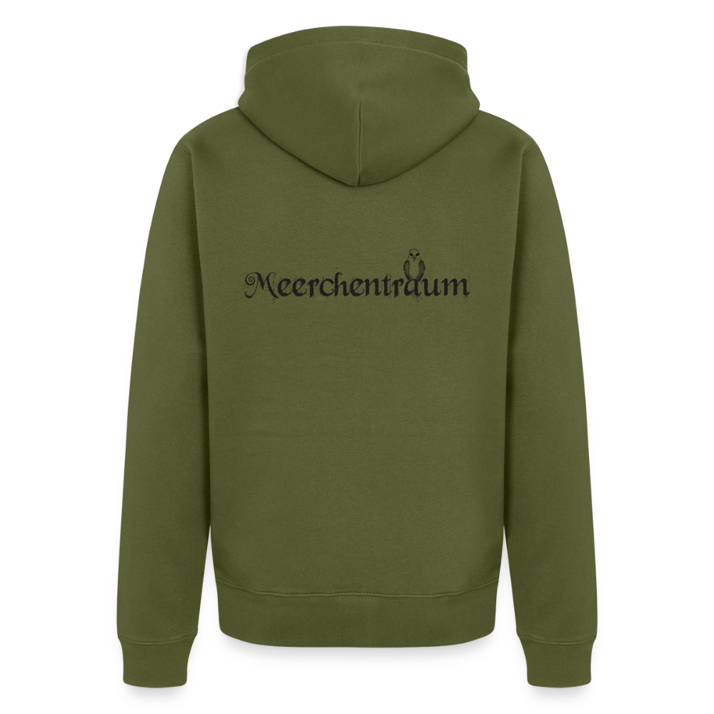Meerchentraum -  Herren Premium Kapuzenjacke - Khaki