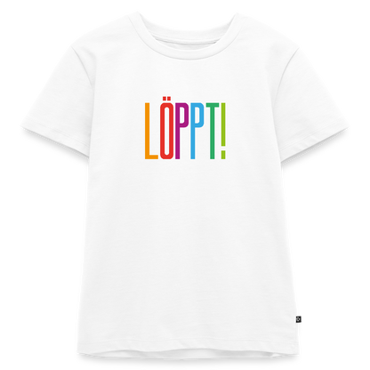 Kinder Premium T-Shirt - Löppt! - Weiß
