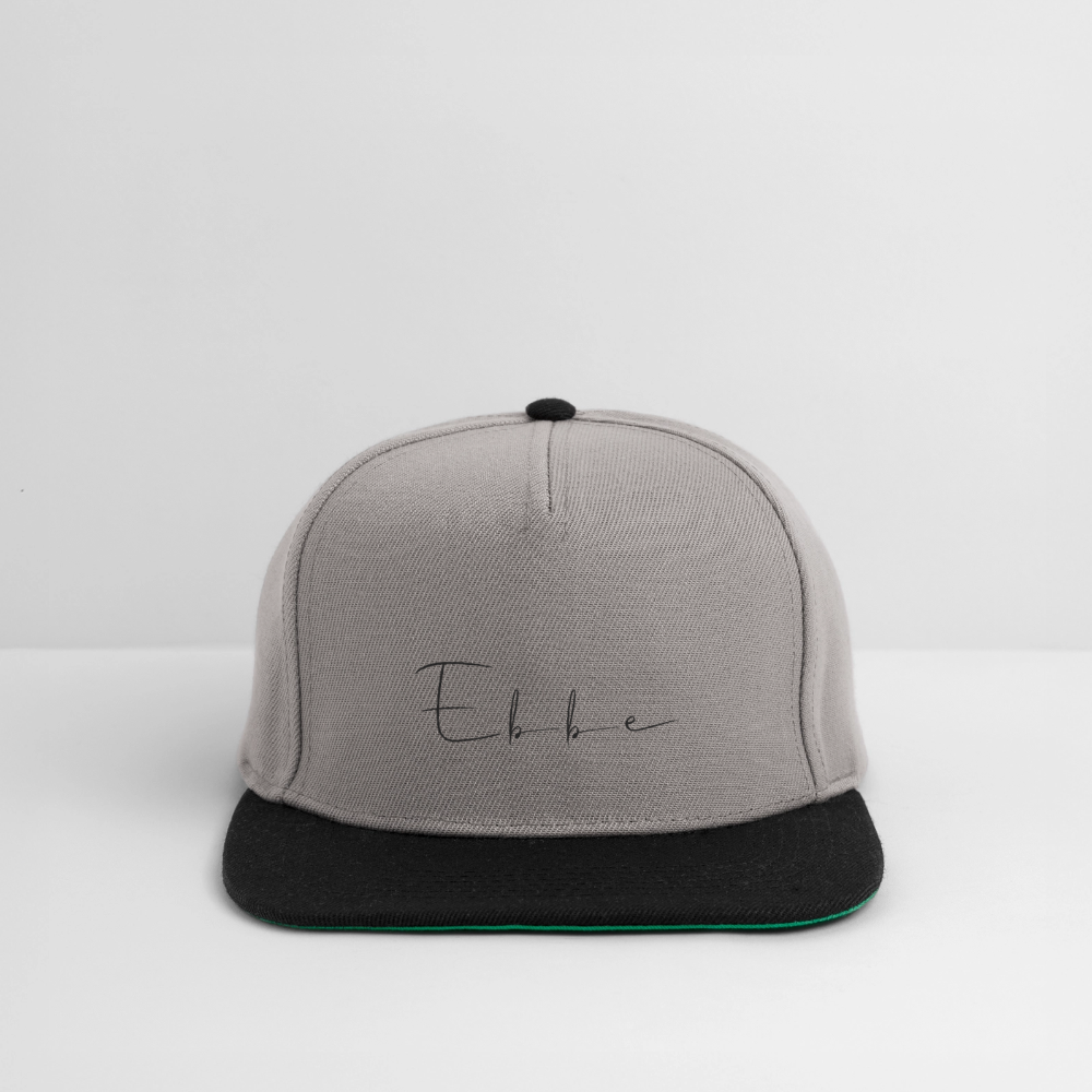 Ebbe - Snapback Cap - Graphit/Schwarz