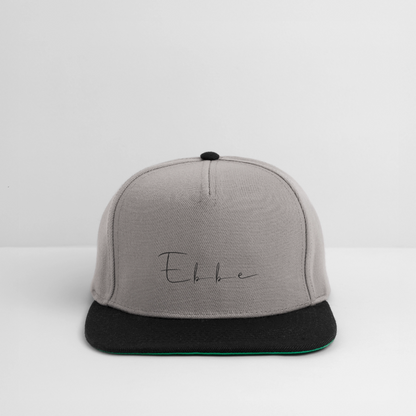 Ebbe - Snapback Cap - Graphit/Schwarz