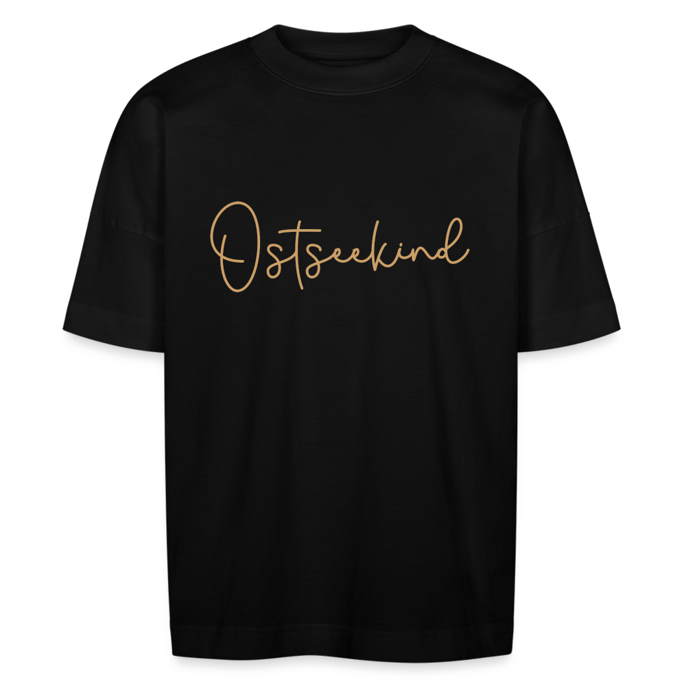 Unisex Oversize Bio-T-Shirt - Ostseekind - Schwarz