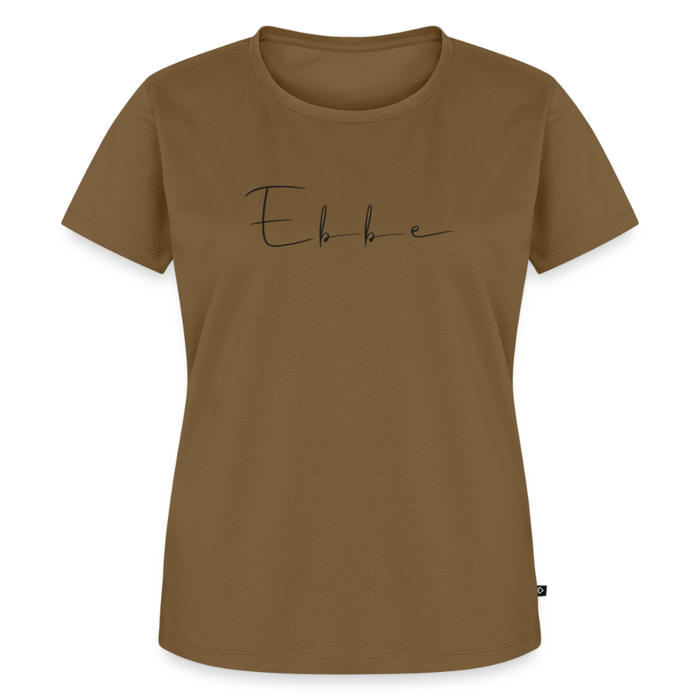 Ebbe - Damen Premium Bio T-Shirt - Nussbraun