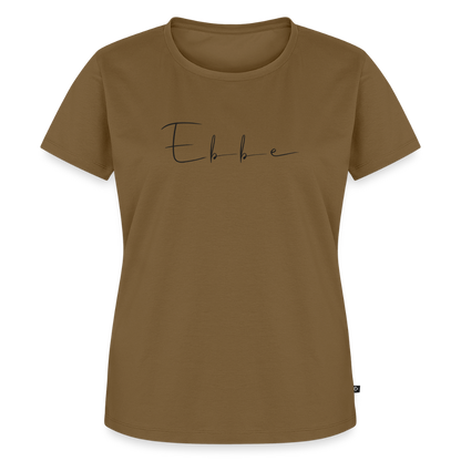 Ebbe - Damen Premium Bio T-Shirt - Nussbraun