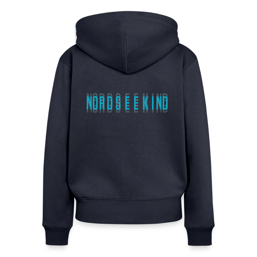 Nordseekind Damen Premium Kapuzenjacke - Navy