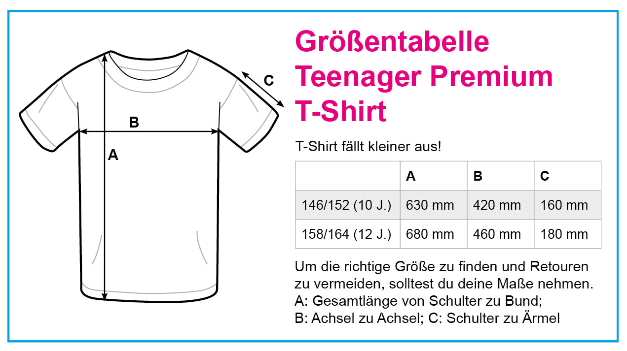 Teenager Premium T-Shirt - Bi uns het dat Moin (weiss)