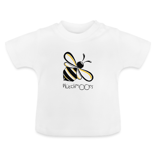Baby T-Shirt - Plüschmoors - weiß