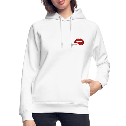 Unisex Bio-Hoodie  - sööt Lippen - weiß