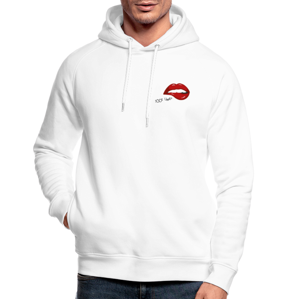 Unisex Bio-Hoodie  - sööt Lippen - weiß