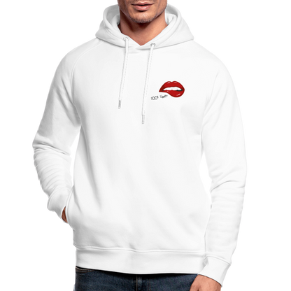 Unisex Bio-Hoodie  - sööt Lippen - weiß