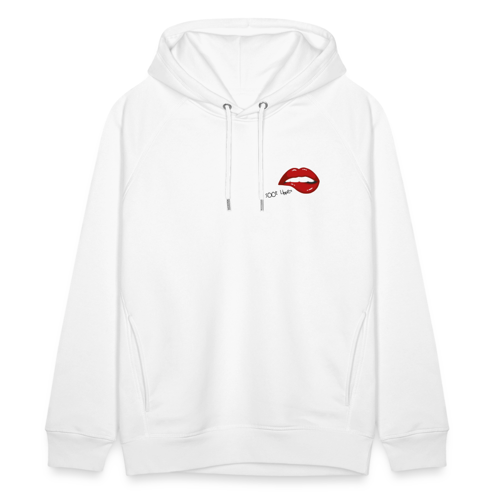 Unisex Bio-Hoodie  - sööt Lippen - weiß