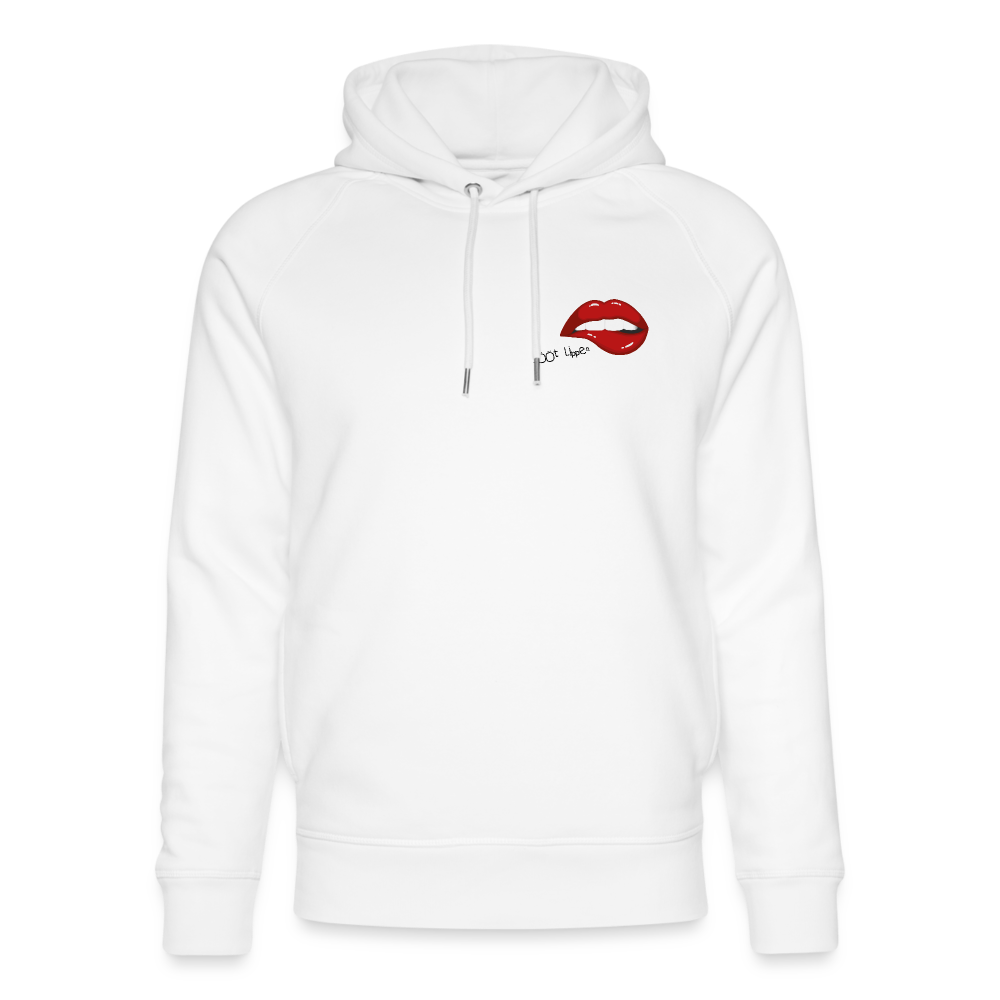 Unisex Bio-Hoodie  - sööt Lippen - weiß