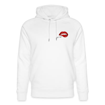 Unisex Bio-Hoodie  - sööt Lippen - weiß