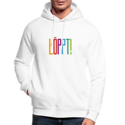 Unisex Bio-Hoodie - Löppt! - weiß