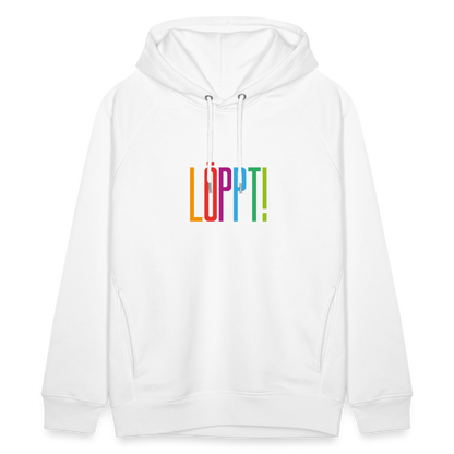 Unisex Bio-Hoodie - Löppt! - weiß