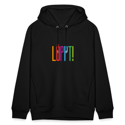 Unisex Bio-Hoodie - Löppt! - Schwarz