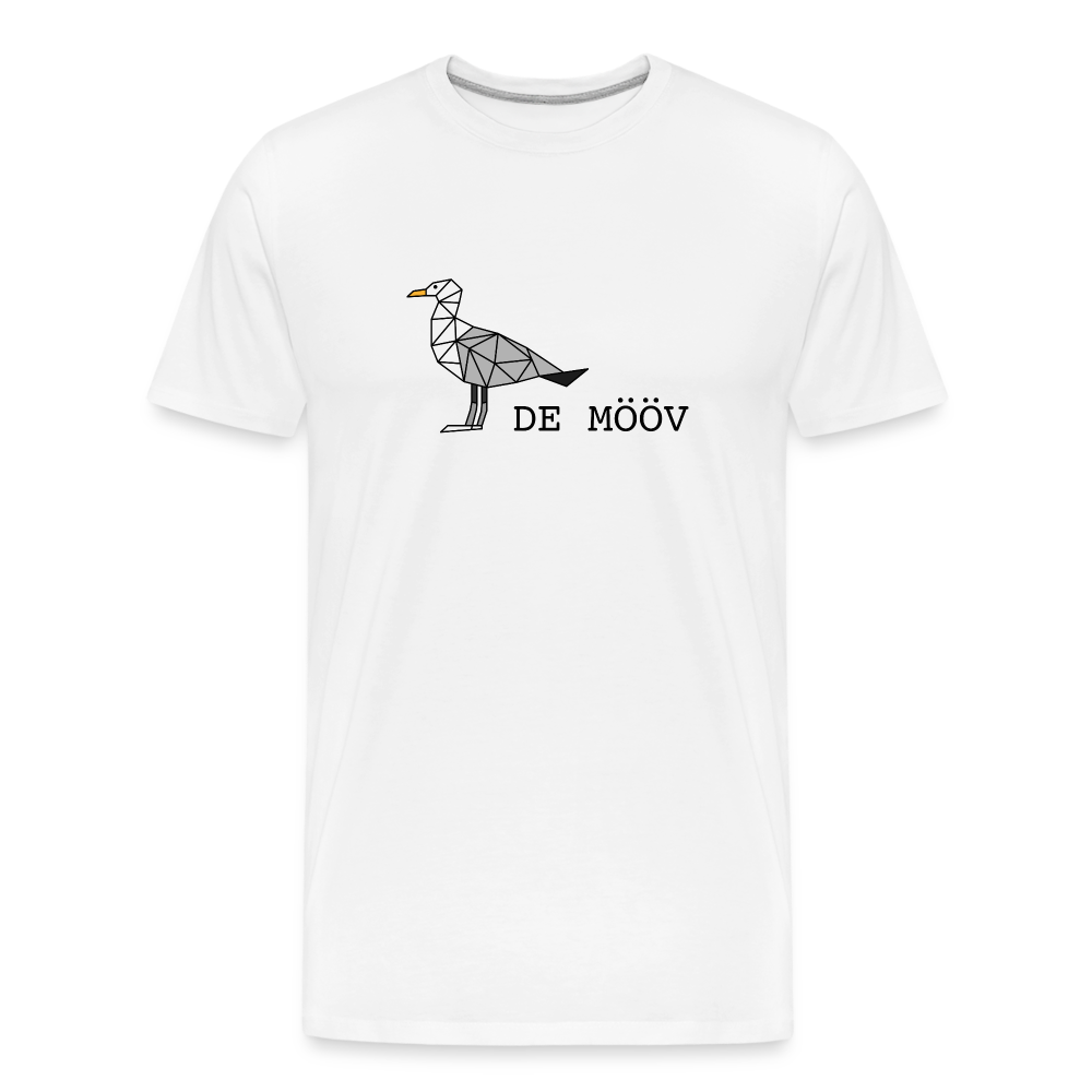 Männer Premium Bio T-Shirt - de mööv - weiß