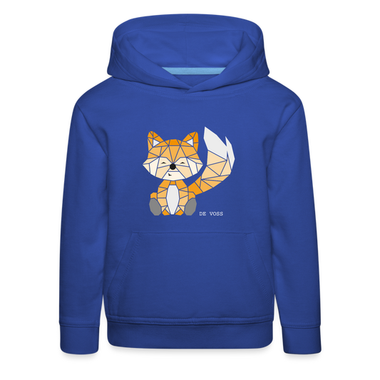 Kinder Premium Hoodie - De Voss - Royalblau