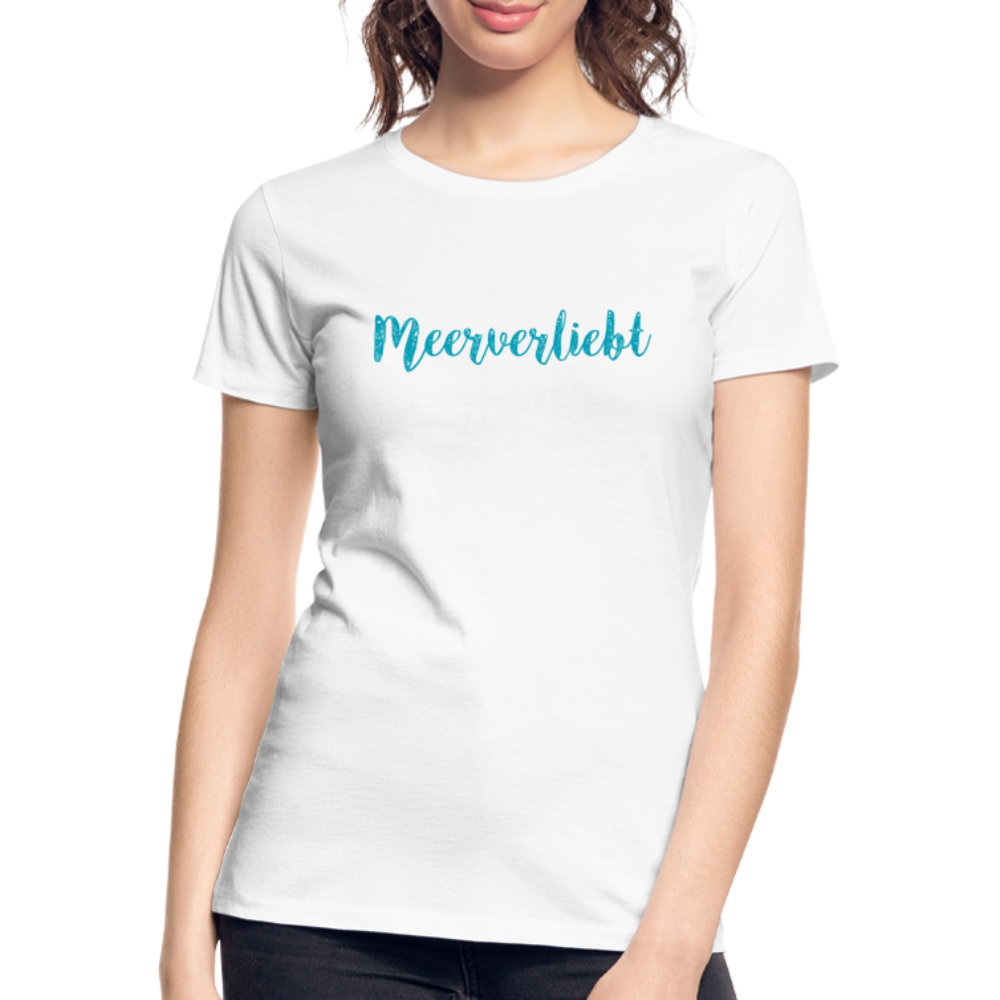 Frauen Premium Bio T-Shirt - Meerverliebt - Weiß