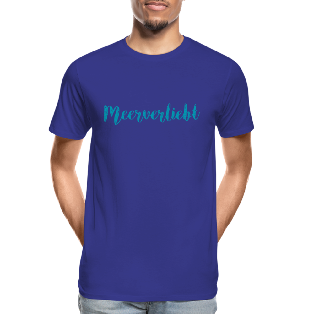 Männer Premium Bio T-Shirt - Meerverliebt - Königsblau