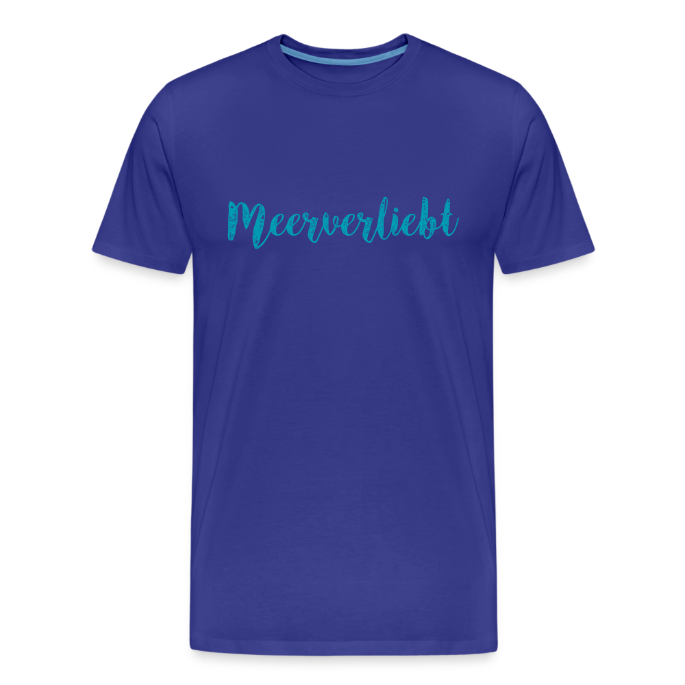 Männer Premium Bio T-Shirt - Meerverliebt - Königsblau