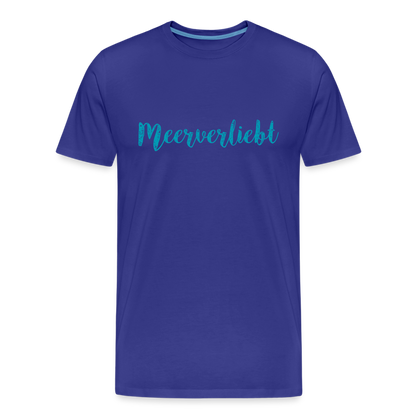 Männer Premium Bio T-Shirt - Meerverliebt - Königsblau