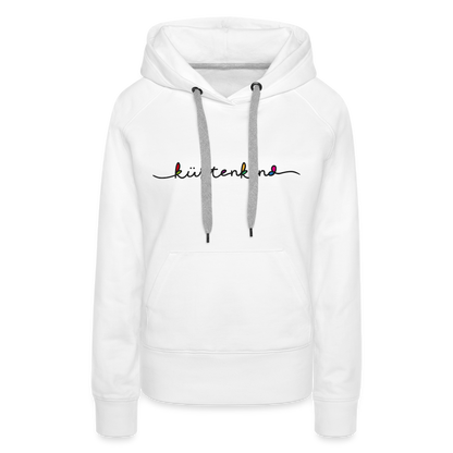 Frauen Premium Hoodie - Küstenkind - Weiß