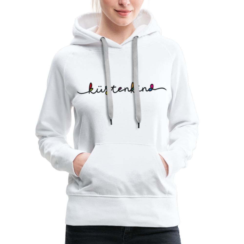 Frauen Premium Hoodie - Küstenkind - Weiß