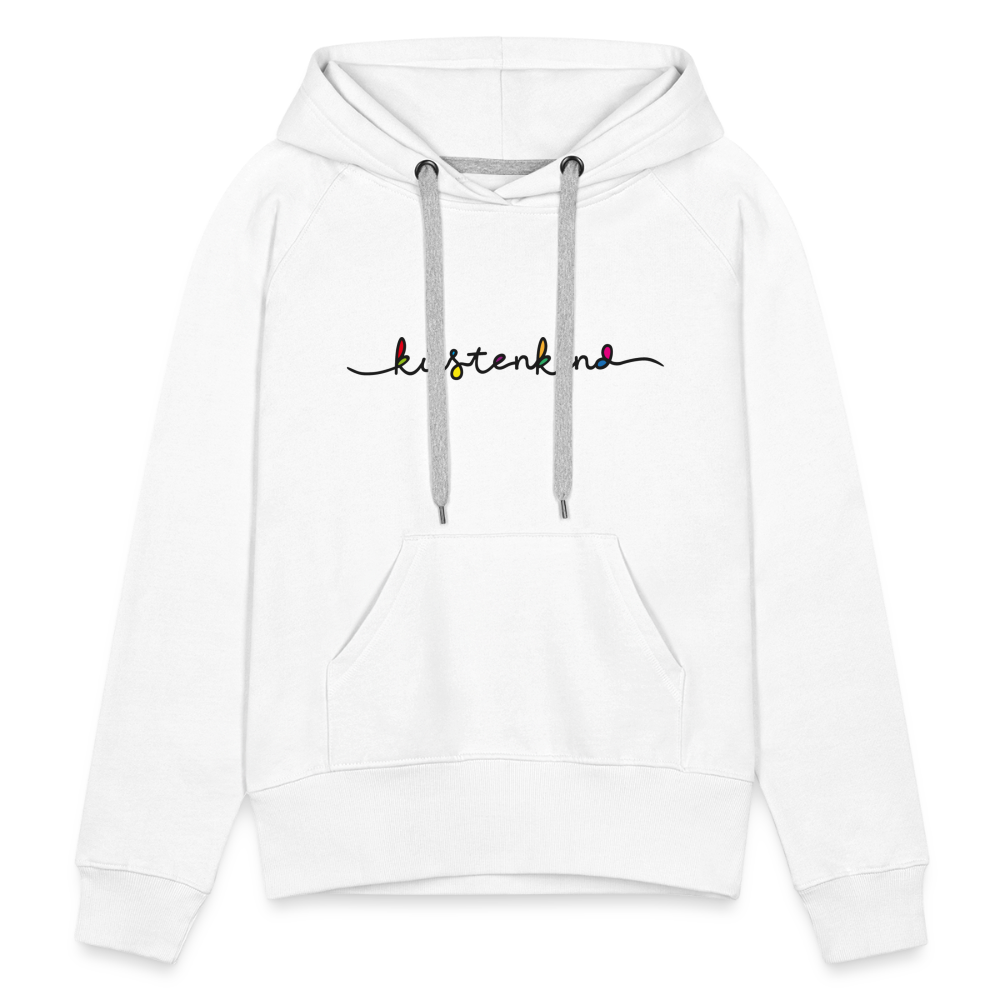 Frauen Premium Hoodie - Küstenkind - Weiß