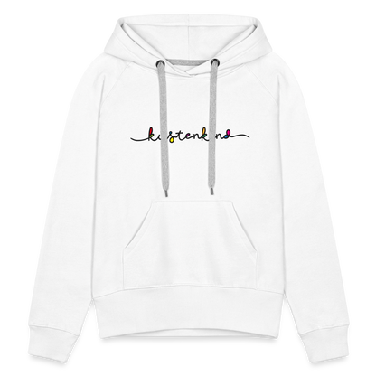 Frauen Premium Hoodie - Küstenkind - Weiß