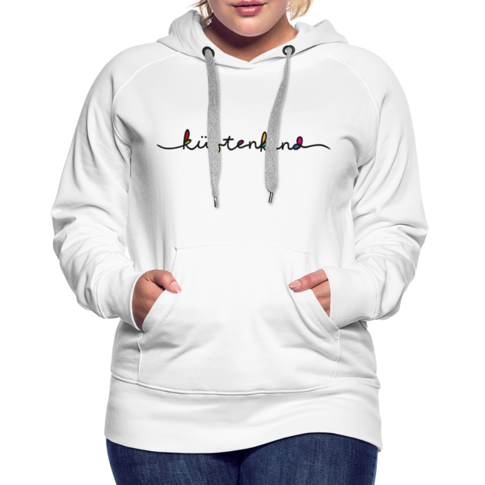 Frauen Premium Hoodie - Küstenkind - Weiß